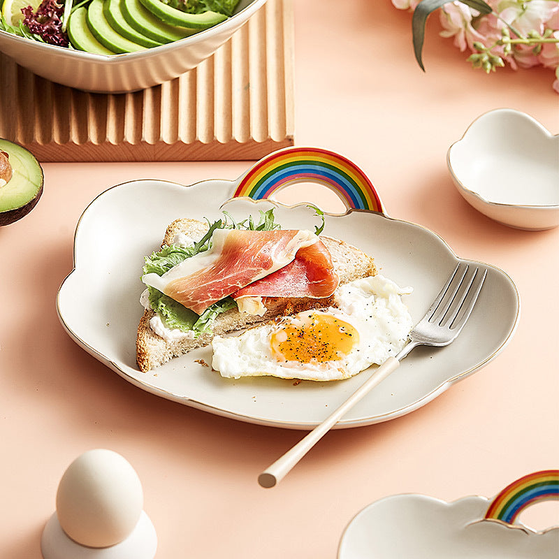 Rainbow Ceramic Table de petit déjeuner Articles de ménage haute valeur