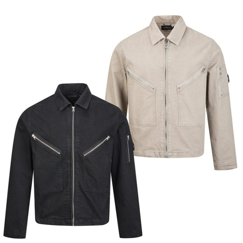 Veste à épaule droite décontractée