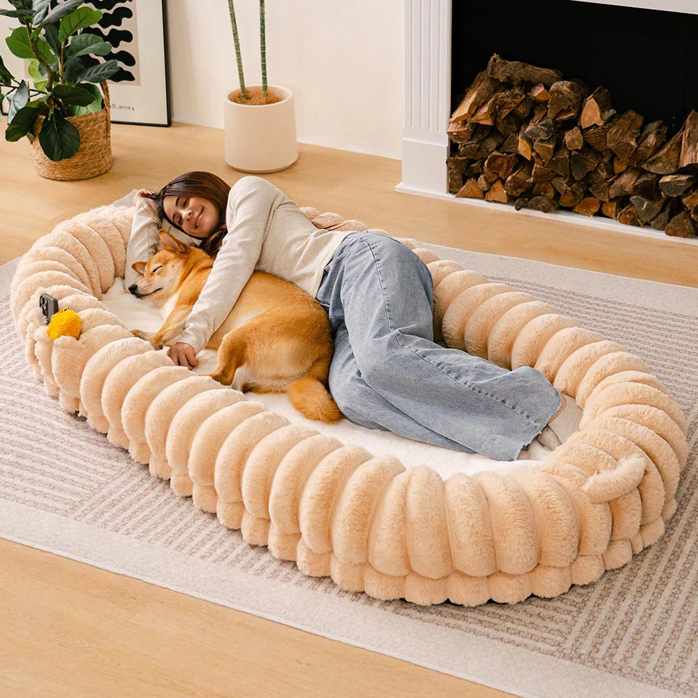 Lit de Sofa confortable et sûr pour chien et homme partagé qui est amovible et lavable