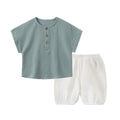 Pure Cotton Gauze Casual Home Ensemble à deux pièces pour bébés