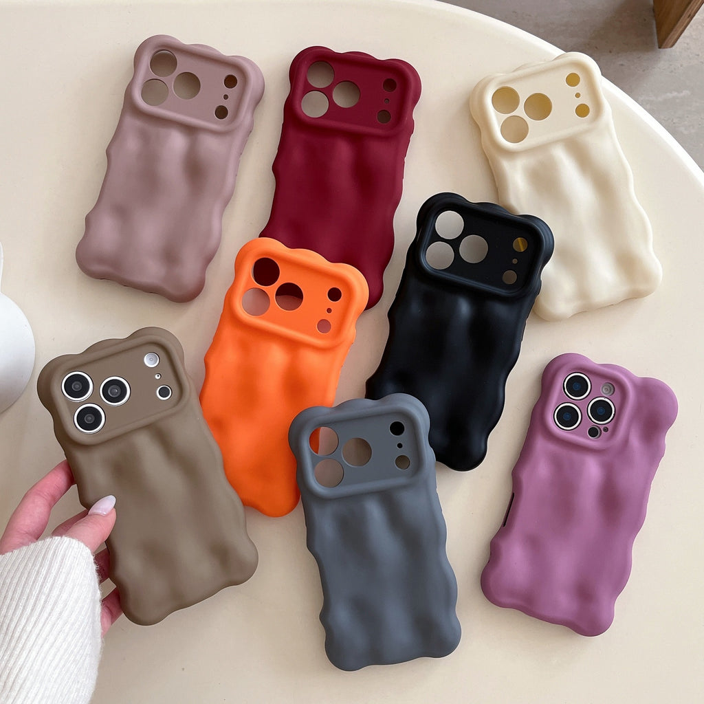 3D Meteorite Wave Case Téléphone compatible