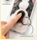 Cas personnalisés de téléphone pour animaux avec le nez d'un petit chien qui peut être moulé.