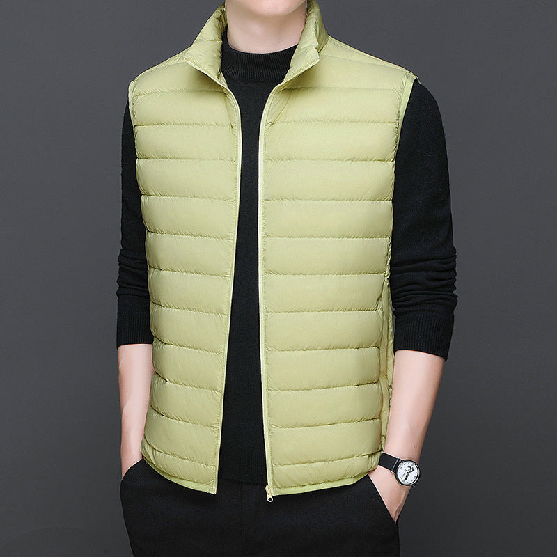 Veste de tampon léger pour canard thermique court d'hiver