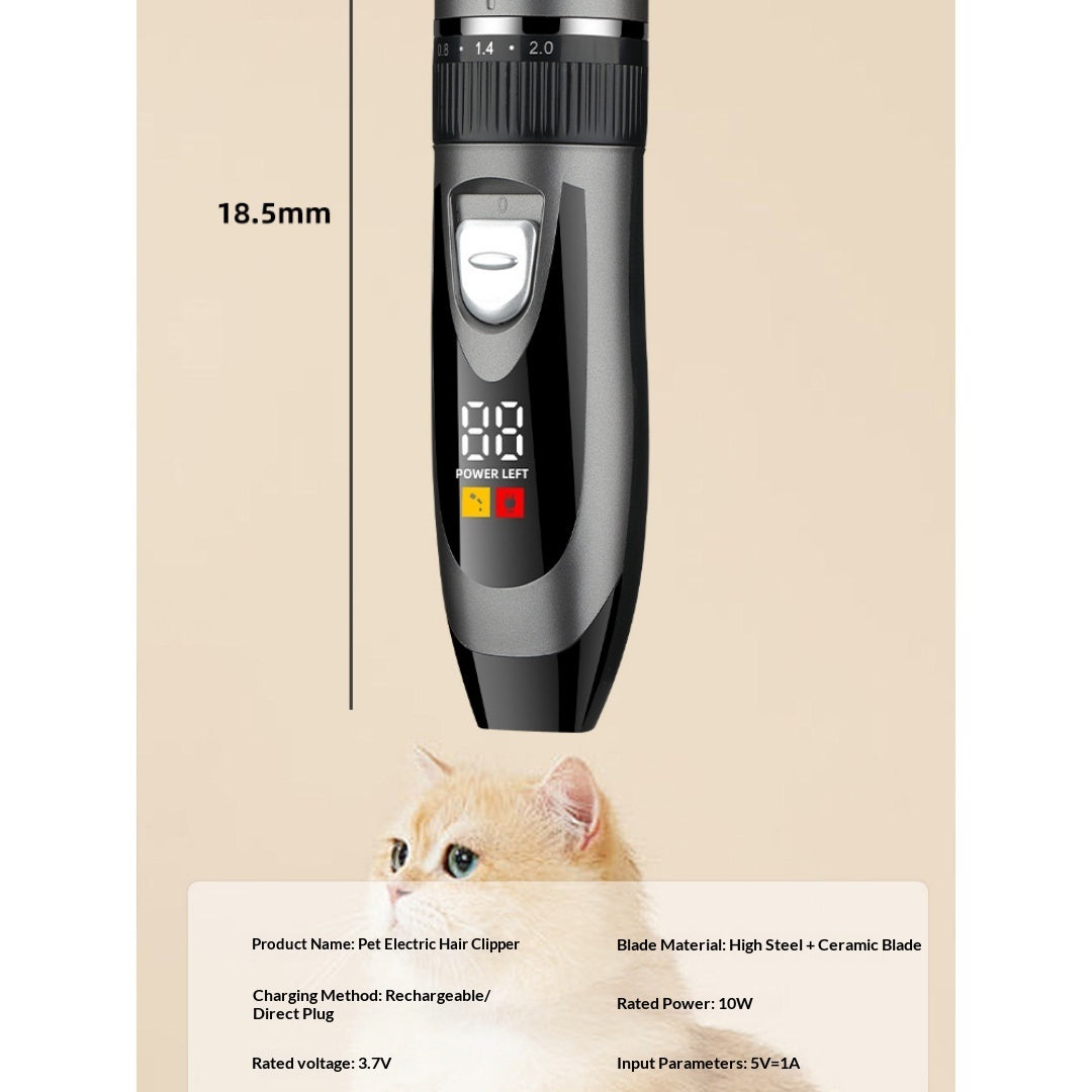 Clipper professionnel de grooming pour chiens.