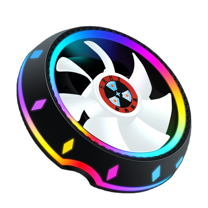 Silent RGB LED Air CPU refroidisseur ventilateur ordinateur de bureau chauffage Radiato Colorful refroidissement pour 1