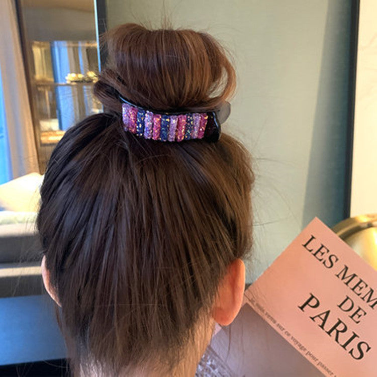 Fille Skittles Barrettes Dos Tête Grip Bun bande de cheveux Mignon Internet Influenceur épingle à cheveux