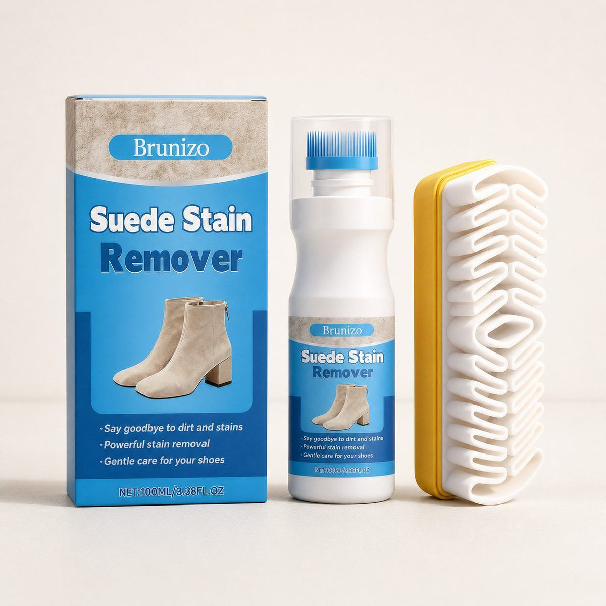 Kit de nettoyage Brunizo Suede