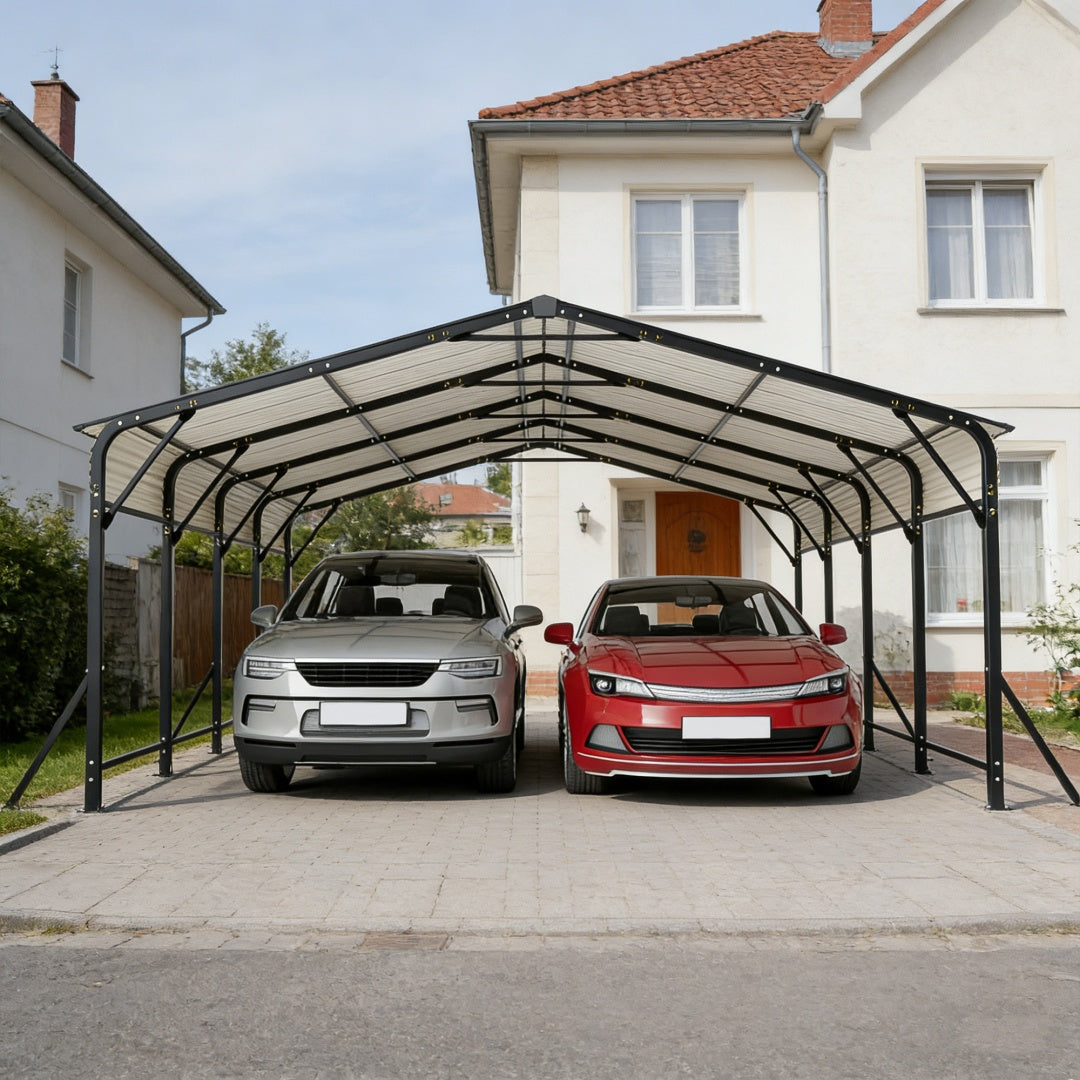 Canopie galvanisée en acier
