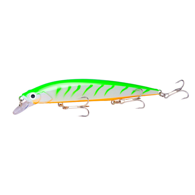 Bâton de lure 14cm de long jet de plomb bloc flottant d'eau Minnow