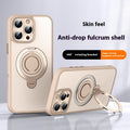 Peau Feeling Phone Case Pull Ring Couverture de protection