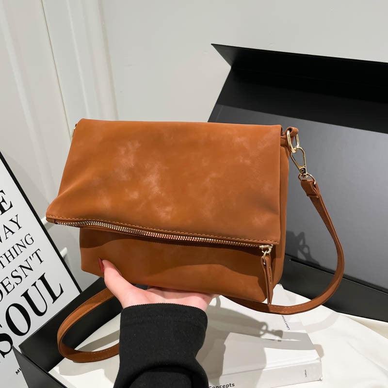 Sac à bandoulière en cuir PU en enveloppe minimaliste