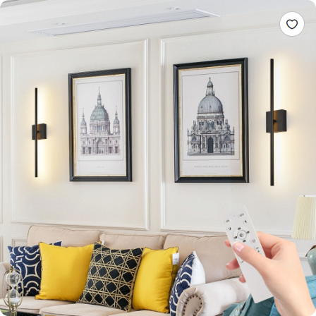 28 2-Pack Sconce murale LED moderne