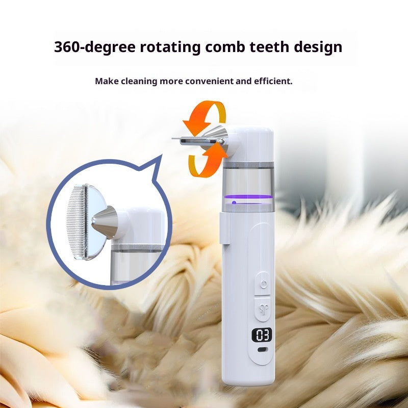Two-in-one Électric Pet Hair Removal Comb
