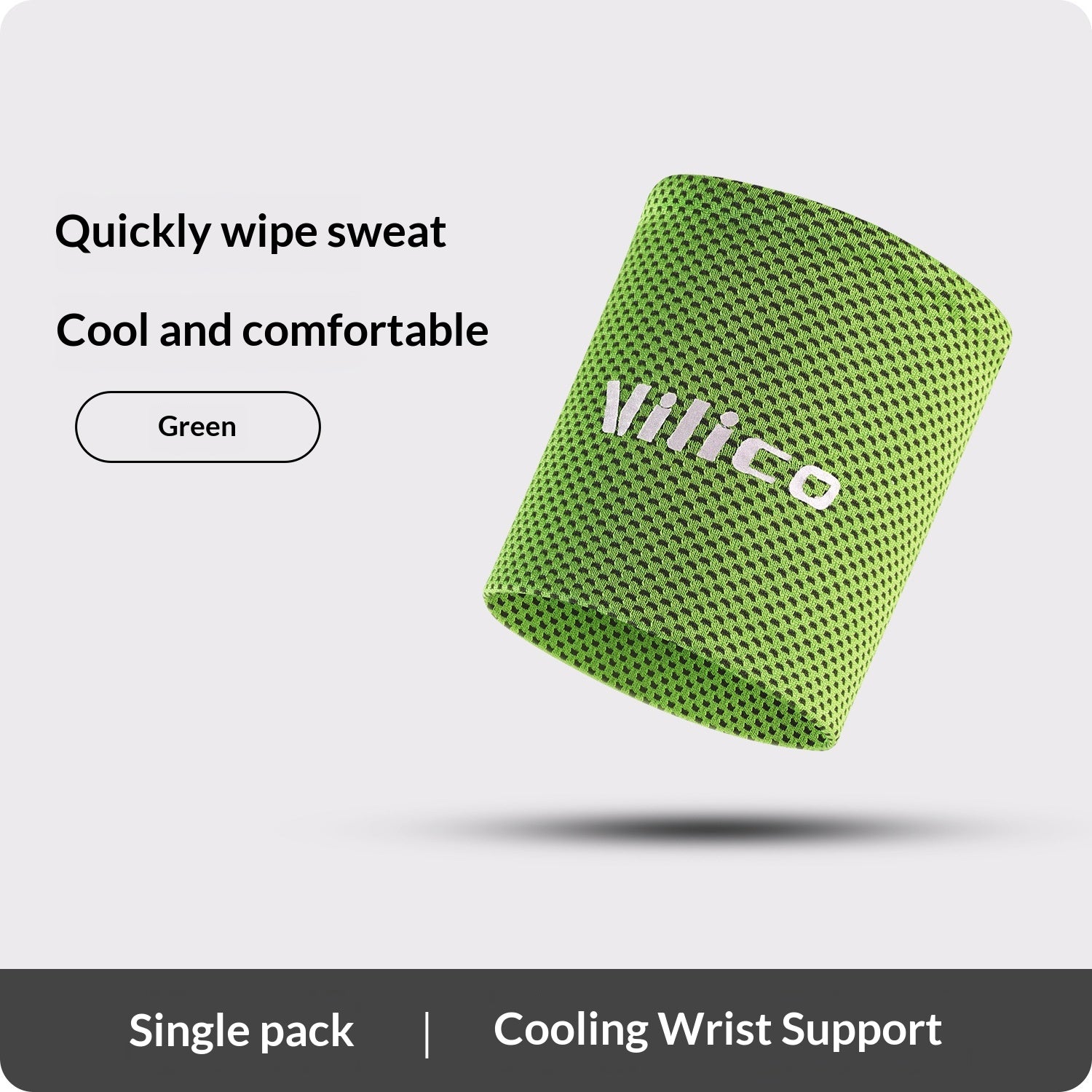 Sweat-absorbant Refroidissement Non-dérapant Breathable Sweat-wiping Wristband