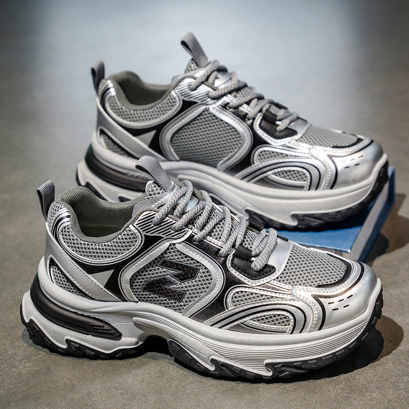 Printemps Automne Hommes Chunky Chaussures de papa