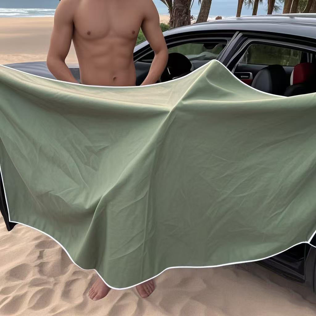 Serviette de bain extérieure magnétique Super absorbante à séchage rapide