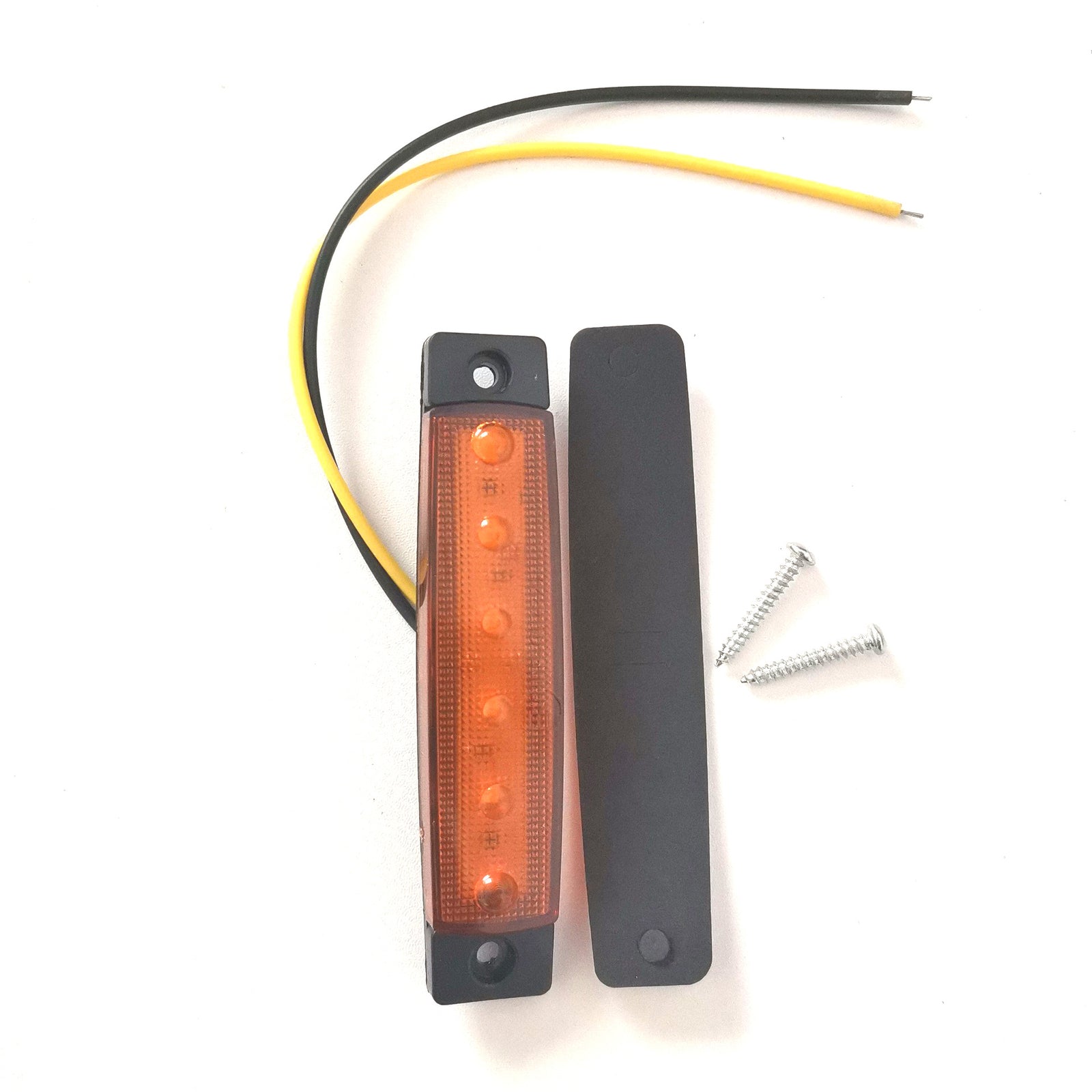 30 Pcs 12v 6 Led Blanc Jaune Rouge Marqueur Side Position Camion Remorque