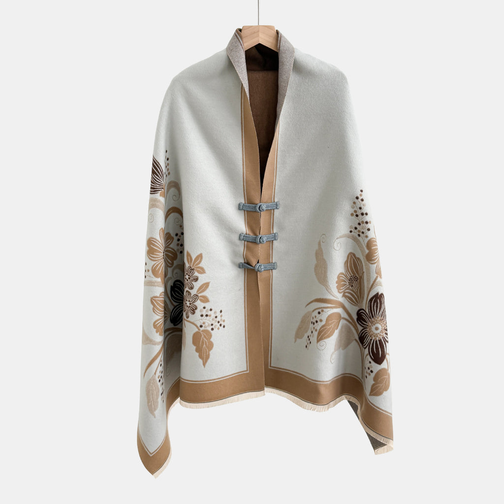 Vêtements de dessus de noeud vintage Jacquard Châl
