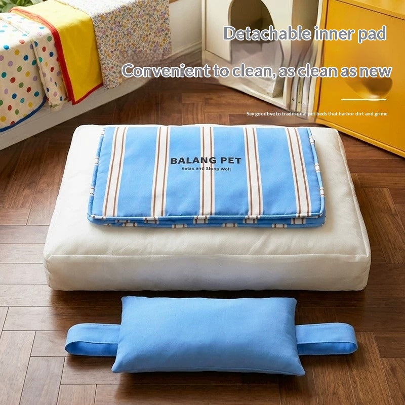 Tapis de chat amovible et lavable Sofa Cat Bed Dog Kennel