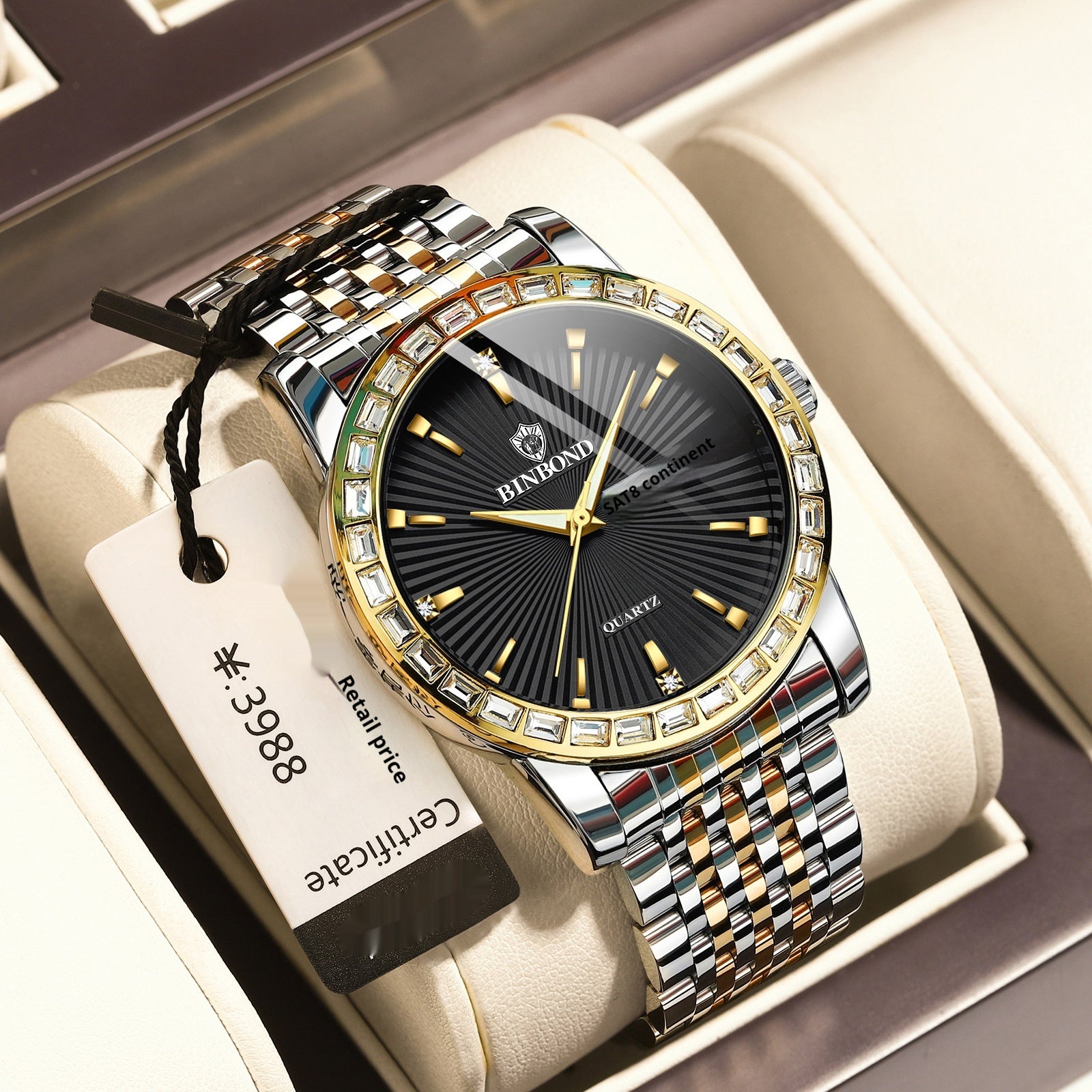 Montre pour hommes d'affaires de loisirs