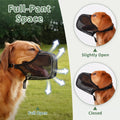 Muselière de Chien Mesh avec Panting Room pour grands chiens moyens Anti Scaveging Chewing Manger