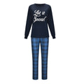 Lettre de Noël européenne et américaine Impression Vêtements parent-enfant