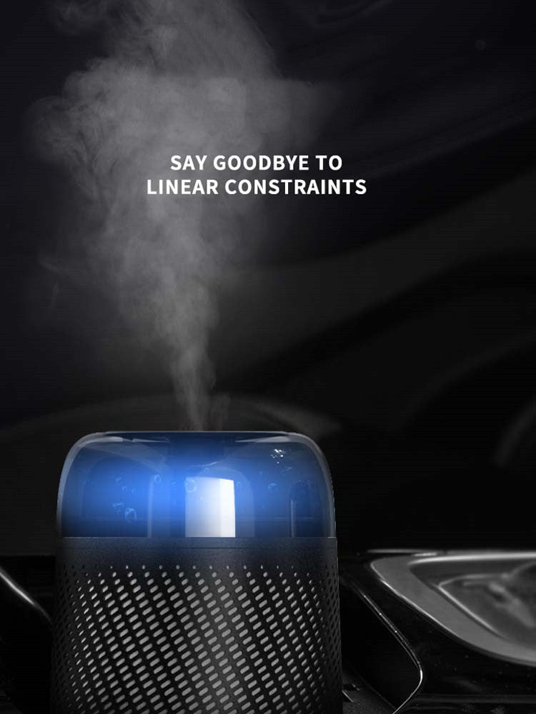Chargeur sans fil d'humidificateur d'arôme de voiture Spray automatique