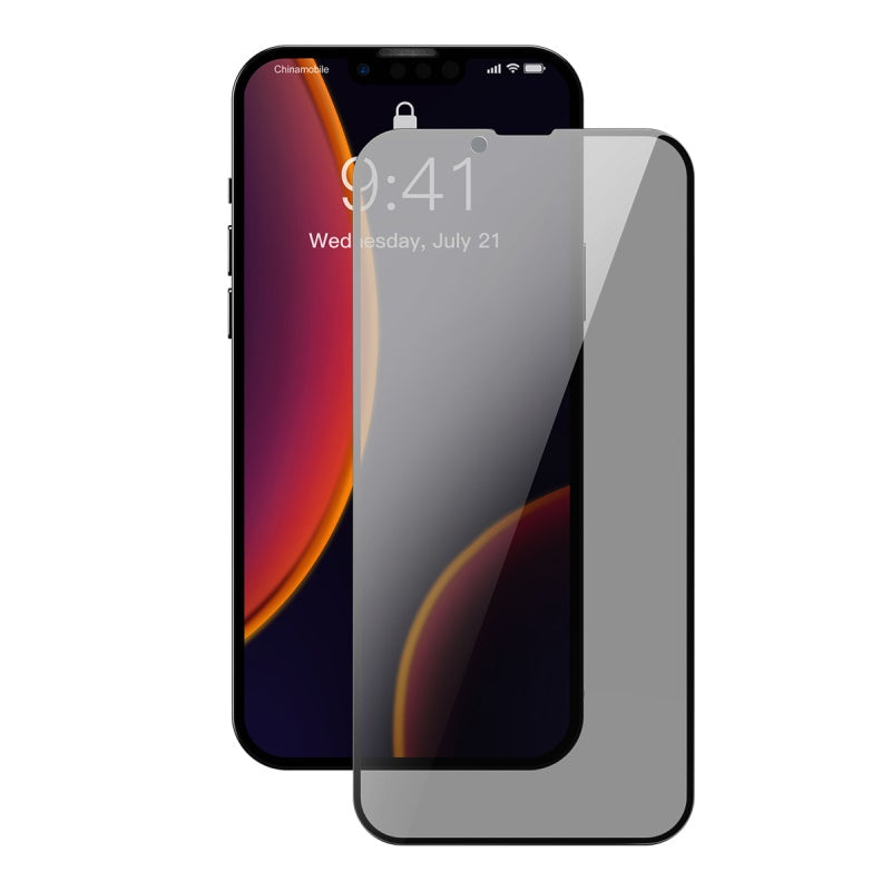 Plein écran Full Glass Privacy Tempered Film pour IP 5.4 pouces modèle noir