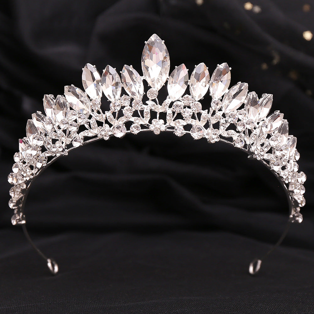 Coiffure de la Couronne en cristal nuptial Femme
