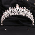 Coiffure de la Couronne en cristal nuptial Femme