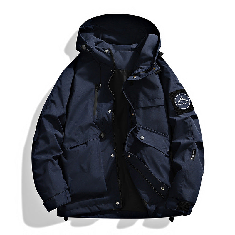 Veste à capuche pour hommes Vêtements de dessus décontractés élégants pour adolescents