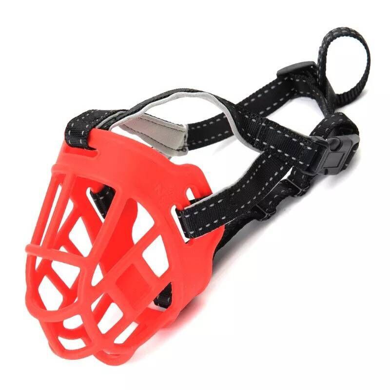 Muselière de chien en silicone et muselière de masque doux