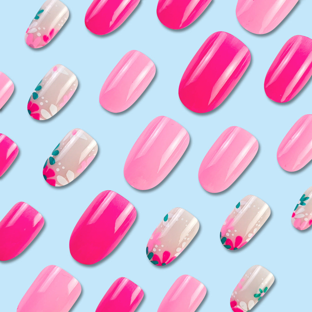 Femmes Floral Fashionable et Créative Conseils d'art de ongles