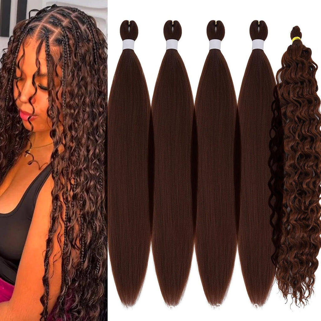 Ensemble de tresses pour cheveux bohème pour femmes