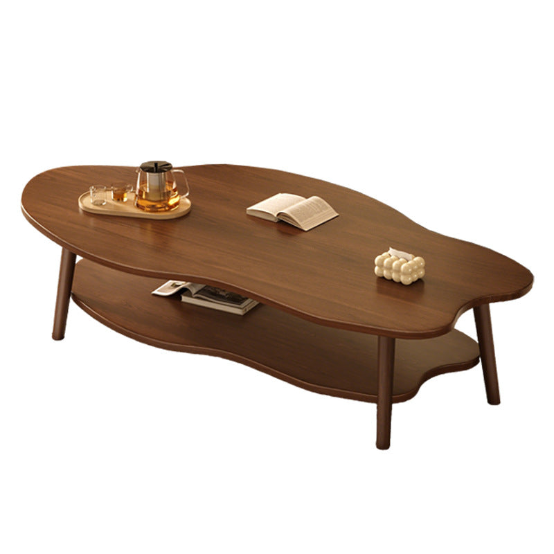 Table à café double de luxe léger Table à canapé pour location d'appartements
