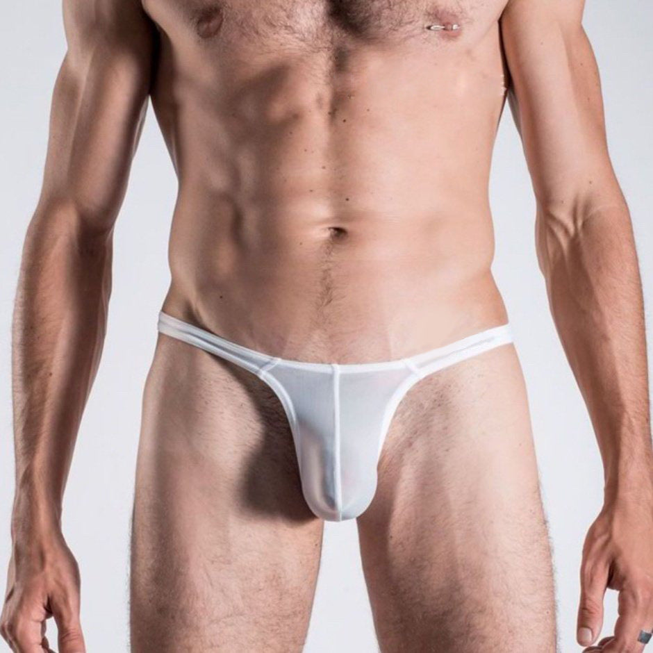 Men's Solid Color Simple Ultra-Thin T-Back