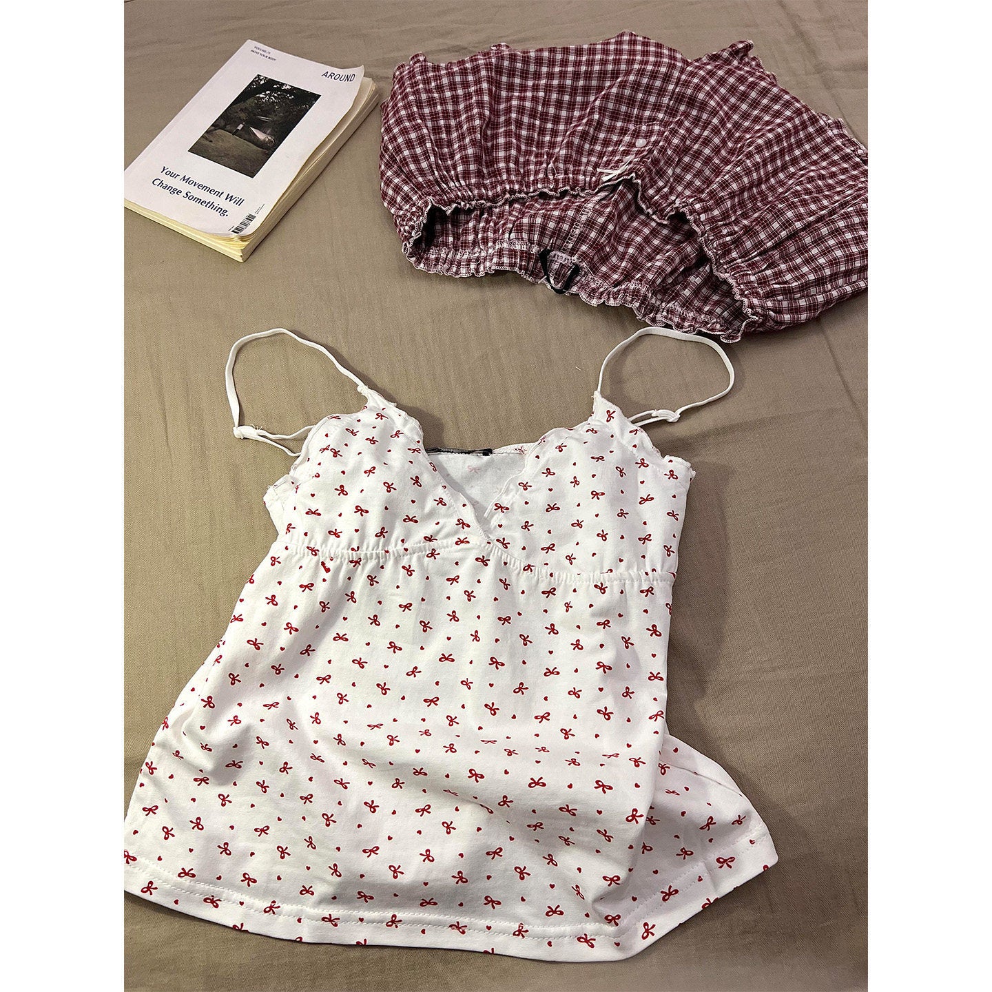 Femmes Casual Floral-print Camisole Pajamas