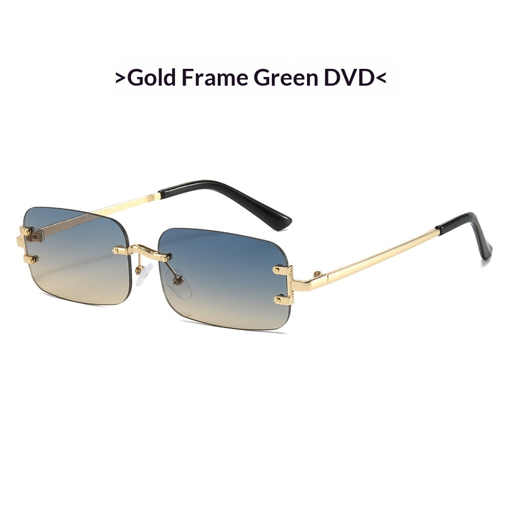 Lunettes de soleil sans cadre pour hommes et femmes
