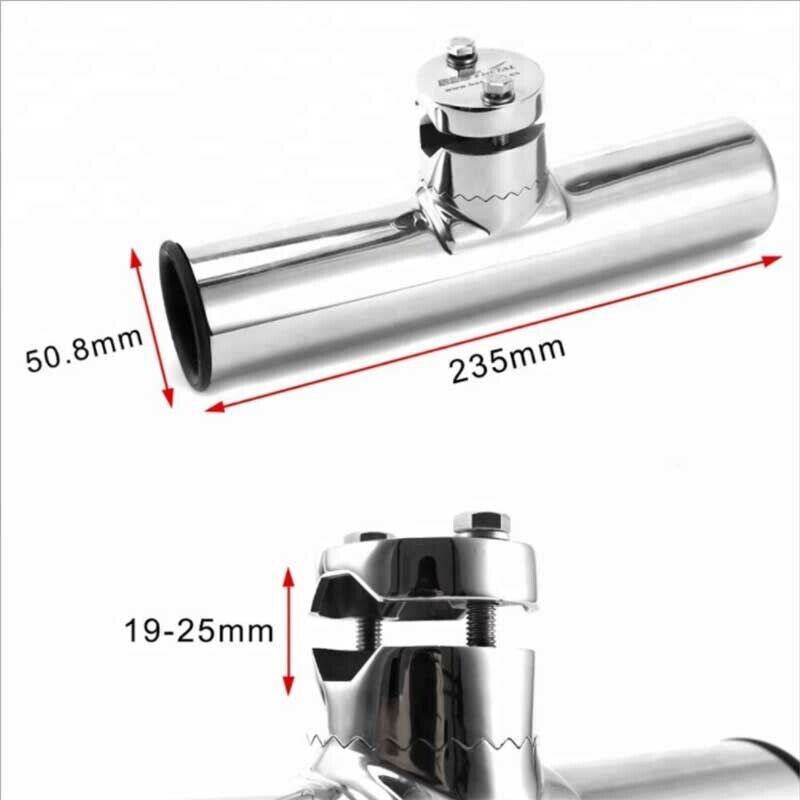 19-25mm Porte-rodes de pêche en acier inoxydable Rail Mount Rail pour bateau maritime UK