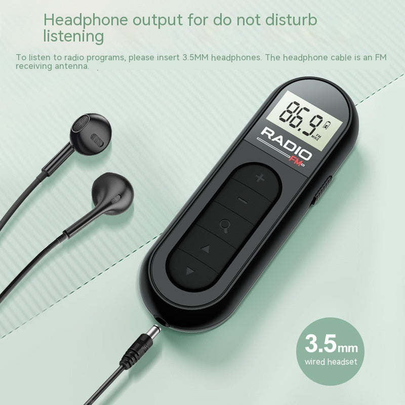 Radio Mini rechargeable avec clip