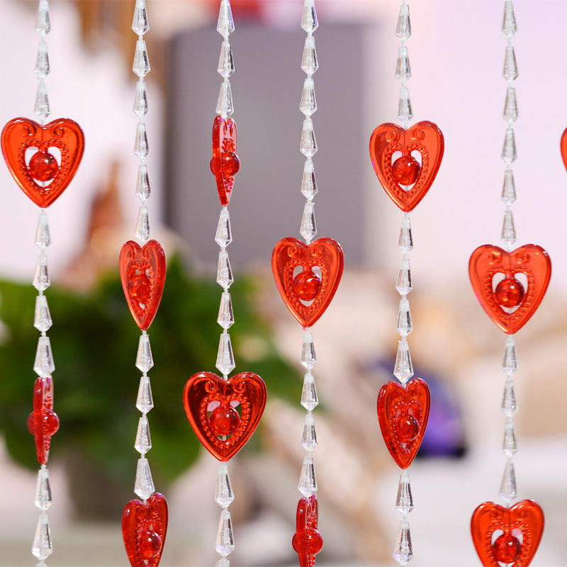 Décoration de chaîne de porte en plastique acrylique