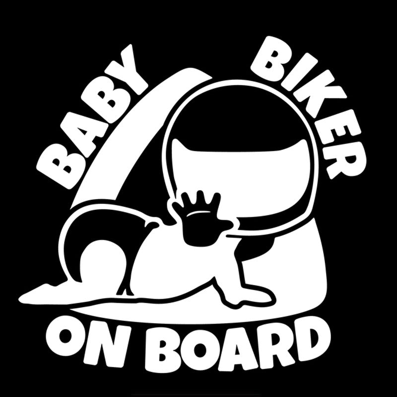 Stickers Bébé à bord Personality Warning Car