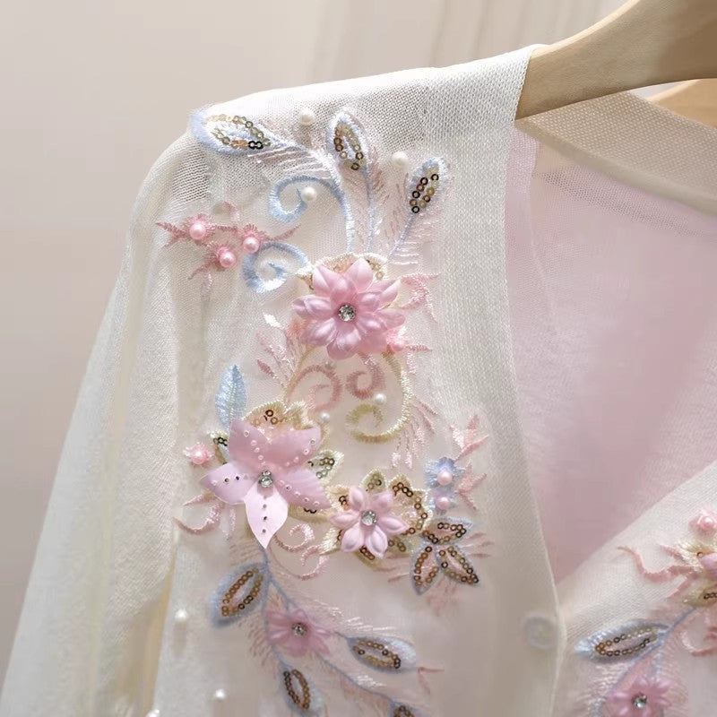 Cardigan en tricot pour femmes à col V