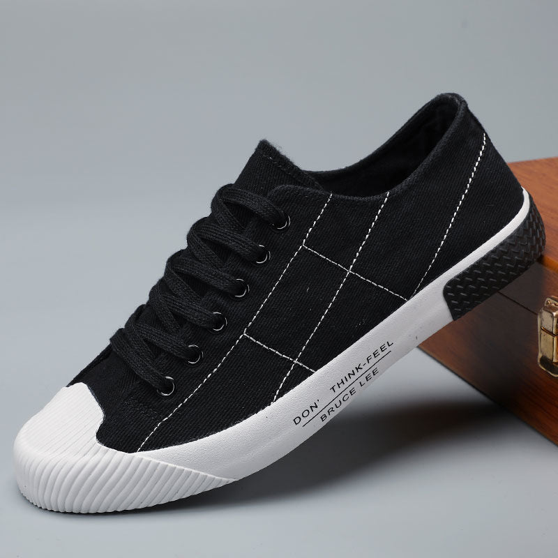 Automne Hommes Chaussures Casual Sneakers Toile style coréen