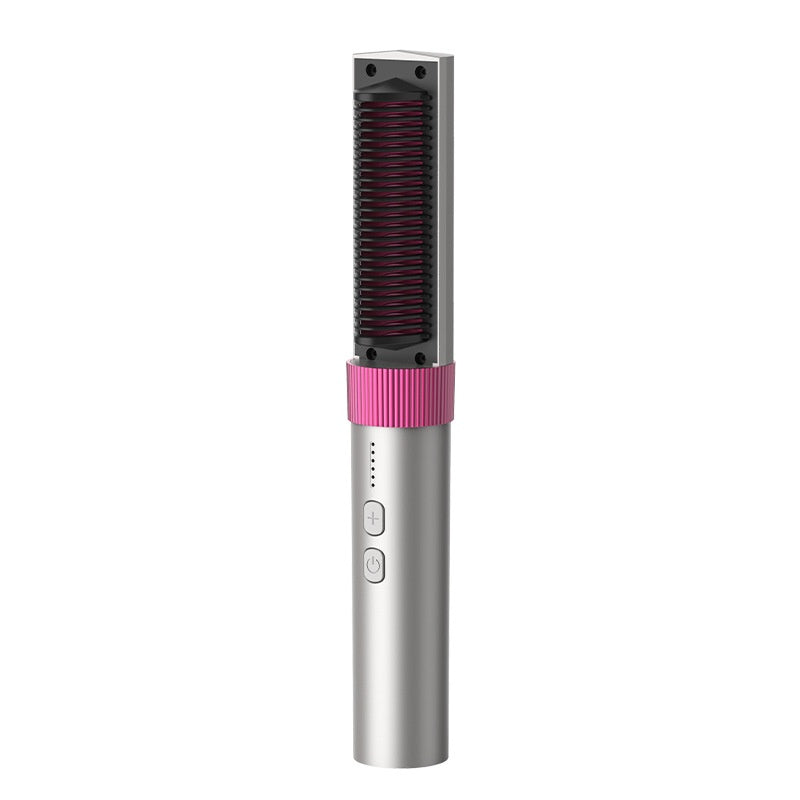 Charging Portable Wireless Straight Comb Anion ne nuit pas aux cheveux