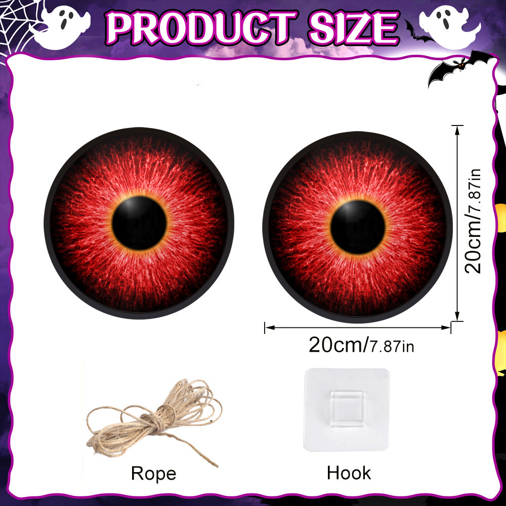 Étiquette d'oeil Glowing LED d'Halloween