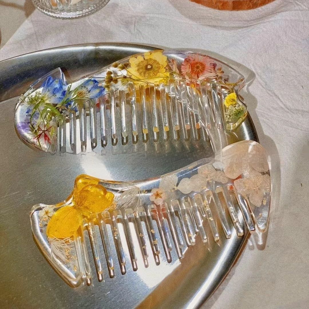 Miroir de colle de cristal peigne brillant