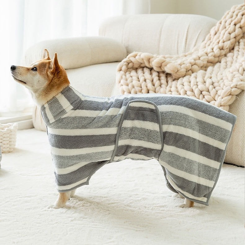 Robes de bain pour animaux de compagnie Vêtements de chien Serviettes de bain pour chats Vêtements pour animaux de compagnie