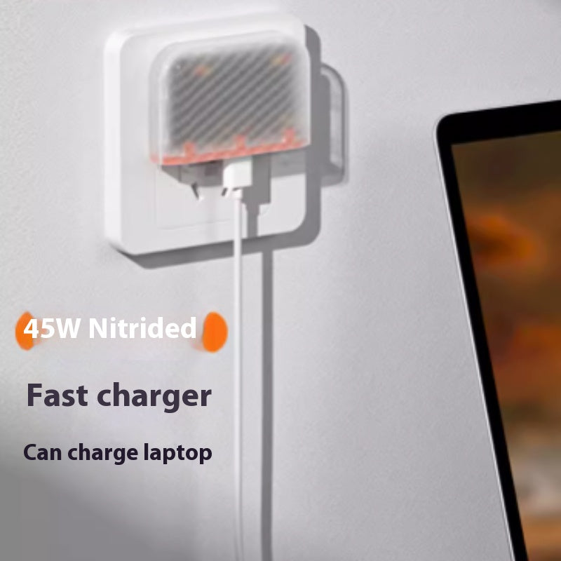 Type de séparation d'aspiration magnétique transparente Charge rapide 45W avec fil
