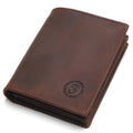 Cuir véritable Court Vertical Antivol Portefeuille Homme